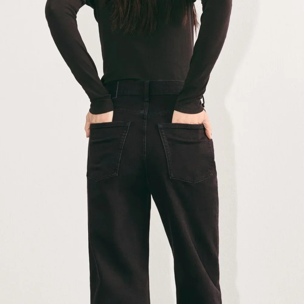 Black Way High Everlane Jeans (sz 28) - Picture 3 of 7